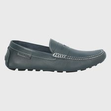Mocasin Para Hombre Cuero Lotus Azul Hush Puppies