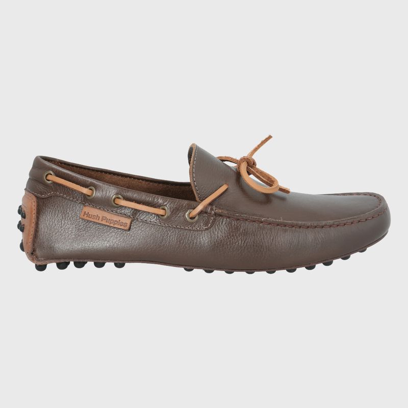 Mocasin-Para-Hombre-Cuero-Oley--Cafe-Hush-Puppies