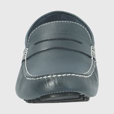 Mocasin Para Hombre Cuero Lotus Azul Hush Puppies