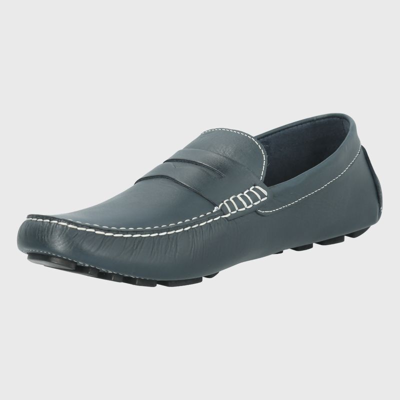 Mocasin-Para-Hombre-Cuero-Lotus-Azul-Hush-Puppies