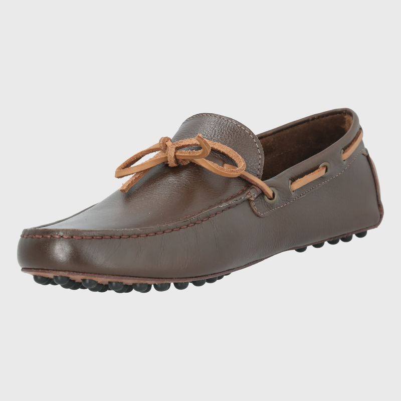 Mocasin-Para-Hombre-Cuero-Oley--Cafe-Hush-Puppies