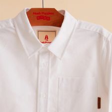 Camisa Manga Larga Para Niño Algodón Shioxford Blanco Hush Puppies Kids