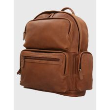 Maletín Para Hombre Cuero Richmond Back Café Accesorios Hp