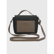 Cartera Para Mujer Ecocuero Brighty Cross Negro Accesorios Hp
