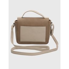 Cartera Para Mujer Ecocuero Brighty Cross Marrón Accesorios Hp