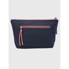 Cartera Para Mujer Ecocuero Russell Case Navy Accesorios Hp