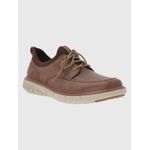Zapatilla-Para-Hombre-Cuero-Poliester-Smart-Laceup-Cafe-Oscuro-Hush-Puppies