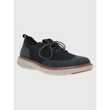 Zapatilla Para Hombre Poliester/ Cuero Smart Knit Lace Azul Hush Puppies