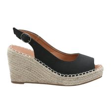 Sandalia Para Mujer Sintético Giovanni Negro Hush Puppies