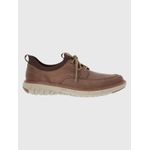 Zapatilla-Para-Hombre-Cuero-Poliester-Smart-Laceup-Cafe-Oscuro-Hush-Puppies