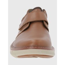 Zapatilla Para Hombre Cuero/Poliester Smart Velcro Café Claro Hush Puppies