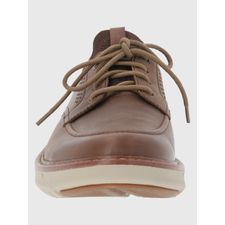 Zapatilla Para Hombre Cuero/Poliester Smart Laceup Café Oscuro Hush Puppies