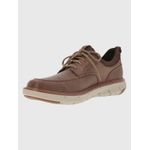 Zapatilla-Para-Hombre-Cuero-Poliester-Smart-Laceup-Cafe-Oscuro-Hush-Puppies
