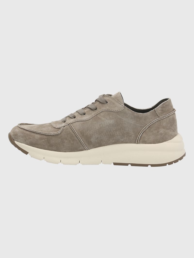 Zapatilla-Para-Hombre-Cuero-Juno-Gris-Hush-Puppies