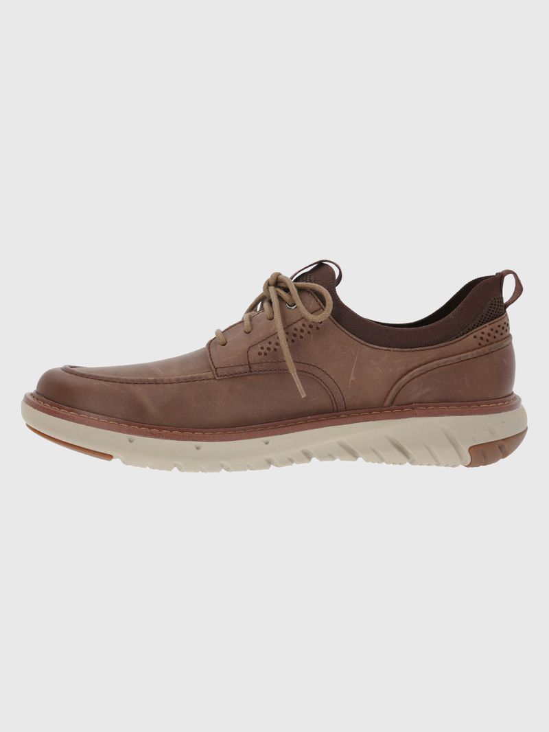 Zapatilla-Para-Hombre-Cuero-Poliester-Smart-Laceup-Cafe-Oscuro-Hush-Puppies