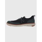 Zapatilla-Para-Hombre-Poliester--Cuero-Smart-Knit-Lace-Azul-Hush-Puppies