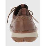 Zapatilla-Para-Hombre-Cuero-Poliester-Smart-Laceup-Cafe-Oscuro-Hush-Puppies