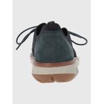 Zapatilla-Para-Hombre-Poliester--Cuero-Smart-Knit-Lace-Azul-Hush-Puppies