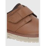 Zapatilla-Para-Hombre-Cuero-Poliester-Smart-Velcro-Cafe-Claro-Hush-Puppies