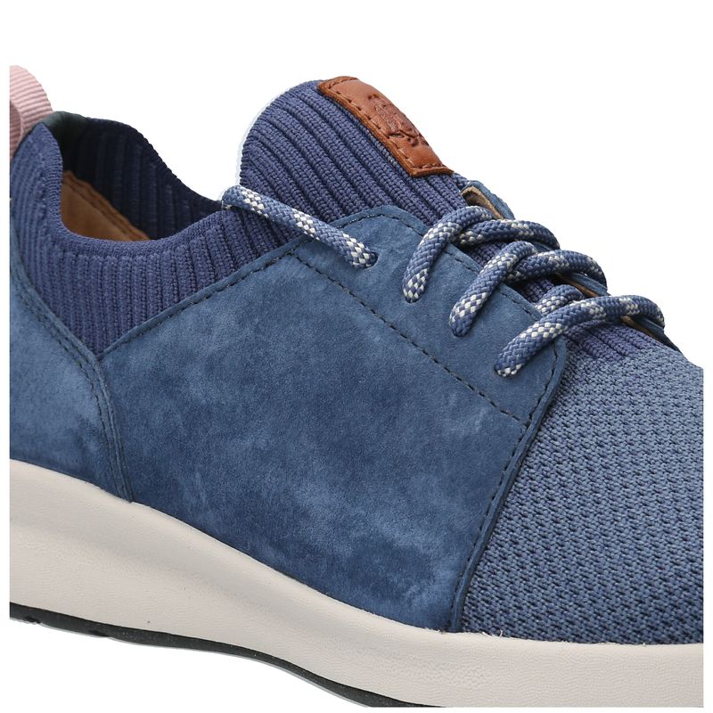 Zapatilla-Para-Mujer-Cuero-Poliester-Spinal-Knit-Navy-Hush-Puppies