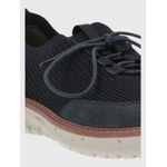 Zapatilla-Para-Hombre-Poliester--Cuero-Smart-Knit-Lace-Azul-Hush-Puppies