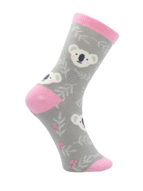 Media Para Niña Algodón/Elastano Koala Gris Hushpuppies