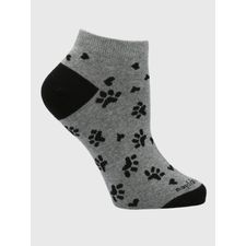 Media Para Mujer Algodón/Elastano Ped Footprint Gris Hushpuppies