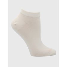 Media Para Mujer Algodón/Elastano Ped Liso Crema Hushpuppies