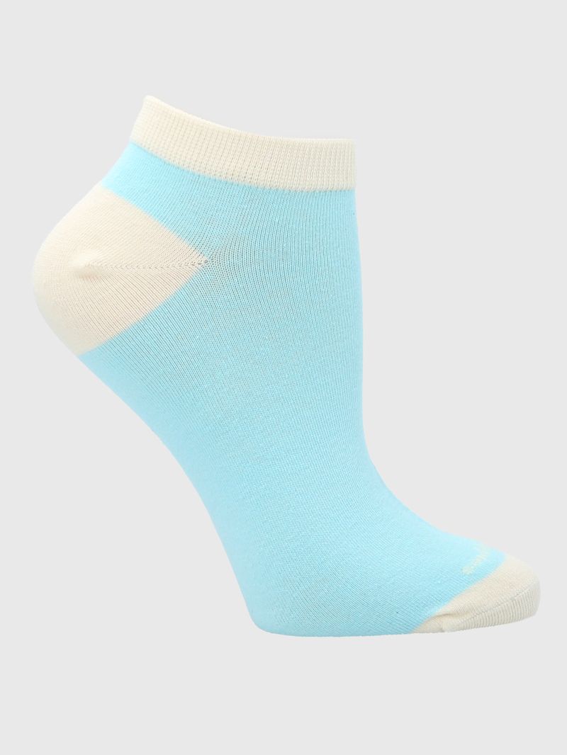 Media-Para-Mujer-Algodon-Elastano-Ped-Plain-Celeste-Hushpuppies
