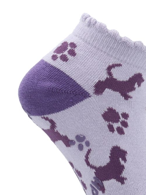 Media Para Niña Algodón/Elastano Ped St Doggy Lila Hushpuppies