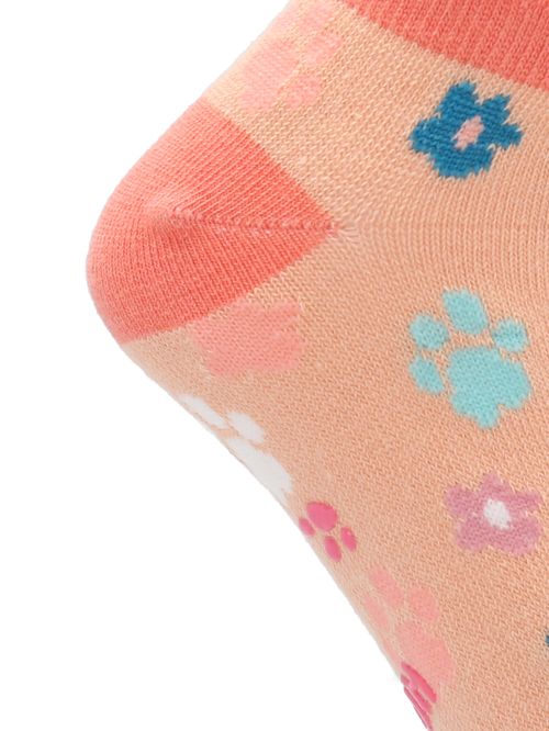 Media Para Niña Algodón/Elastano Ped St Paw Coral Hushpuppies