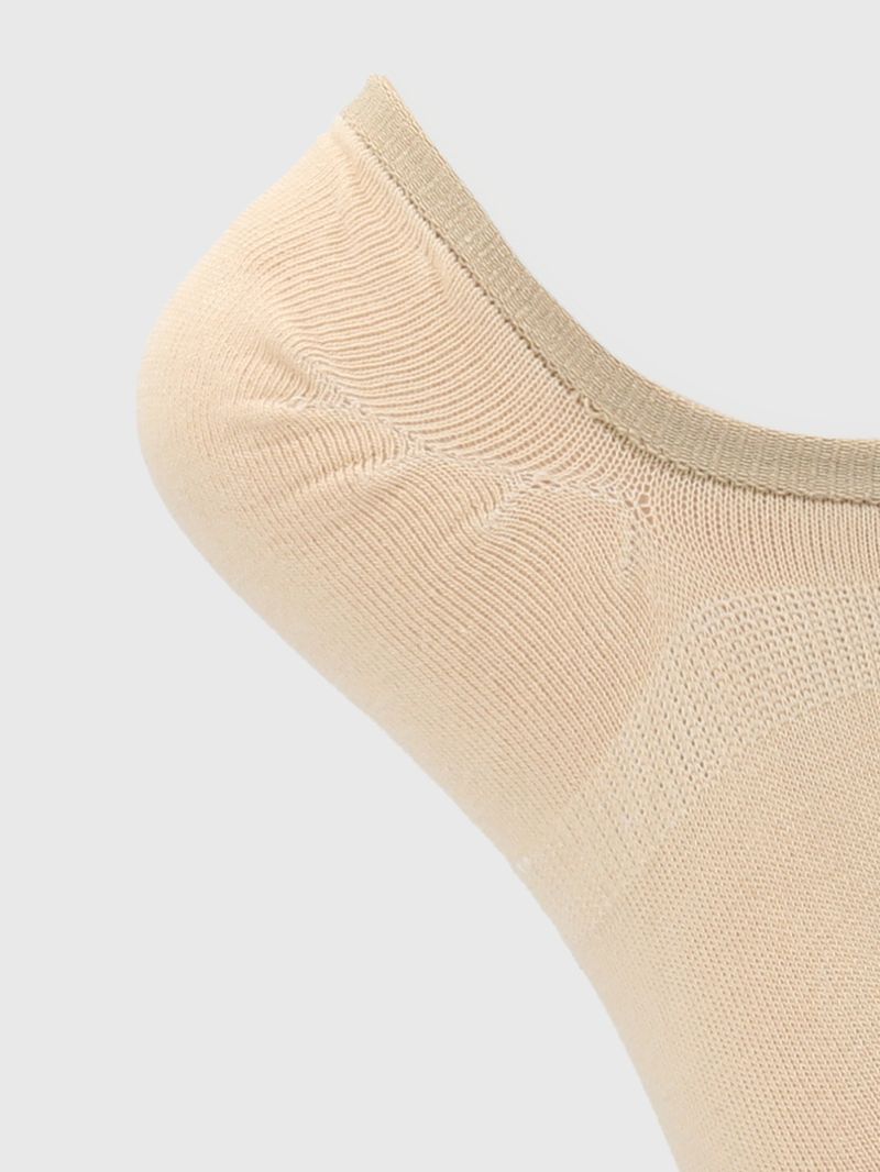 Media-Para-Mujer-Algodon-Elastano-Liso-Beige-Hushpuppies