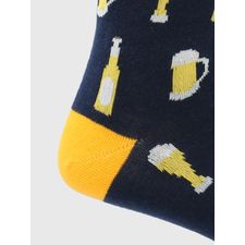 Media Para Hombre Algodón/Elastano Beer Navy Hushpuppies