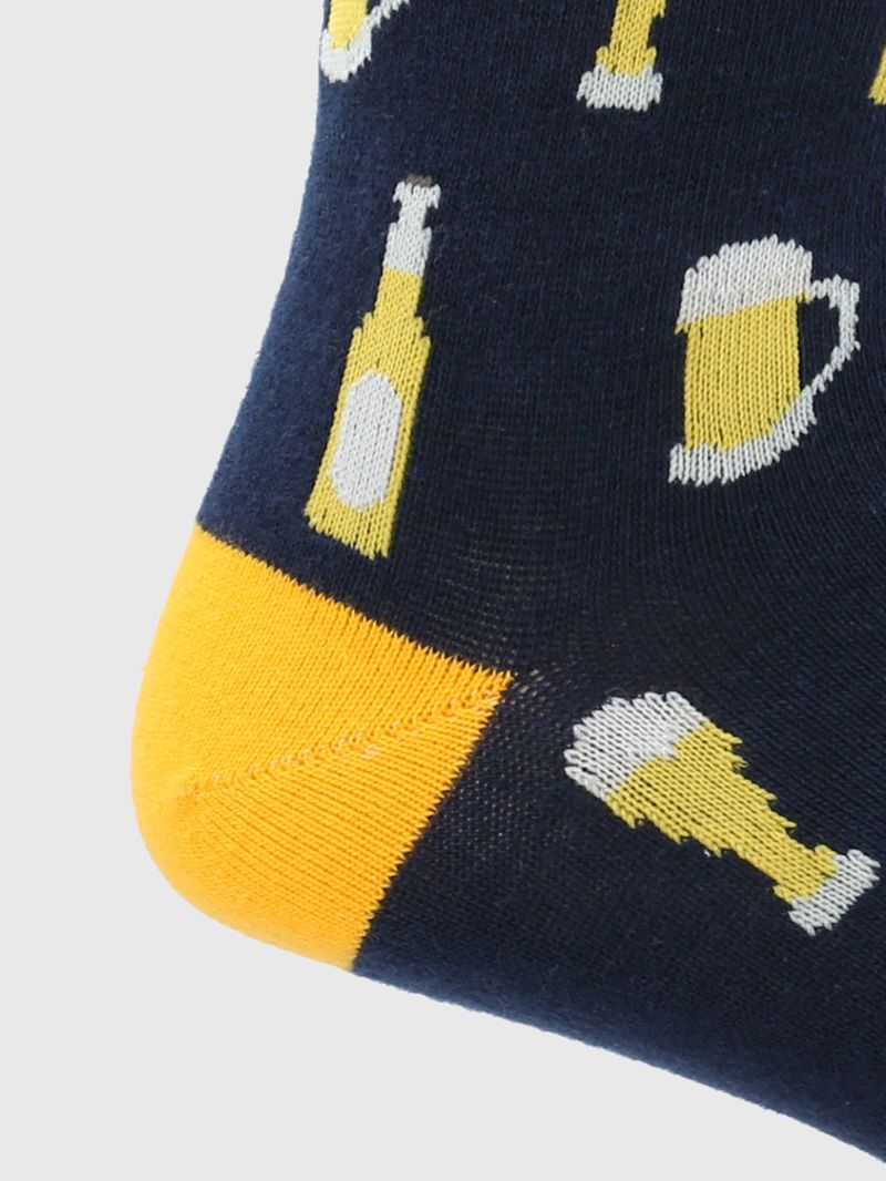 Media-Para-Hombre-Algodon-Elastano-Beer-Navy-Hushpuppies