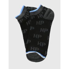 Media Para Hombre Algodón/Elastano Ped HP Logo Negro Hushpuppies