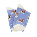 Media-Para-Niño-Algodon-Elastano-Basset-Azul-Hushpuppies