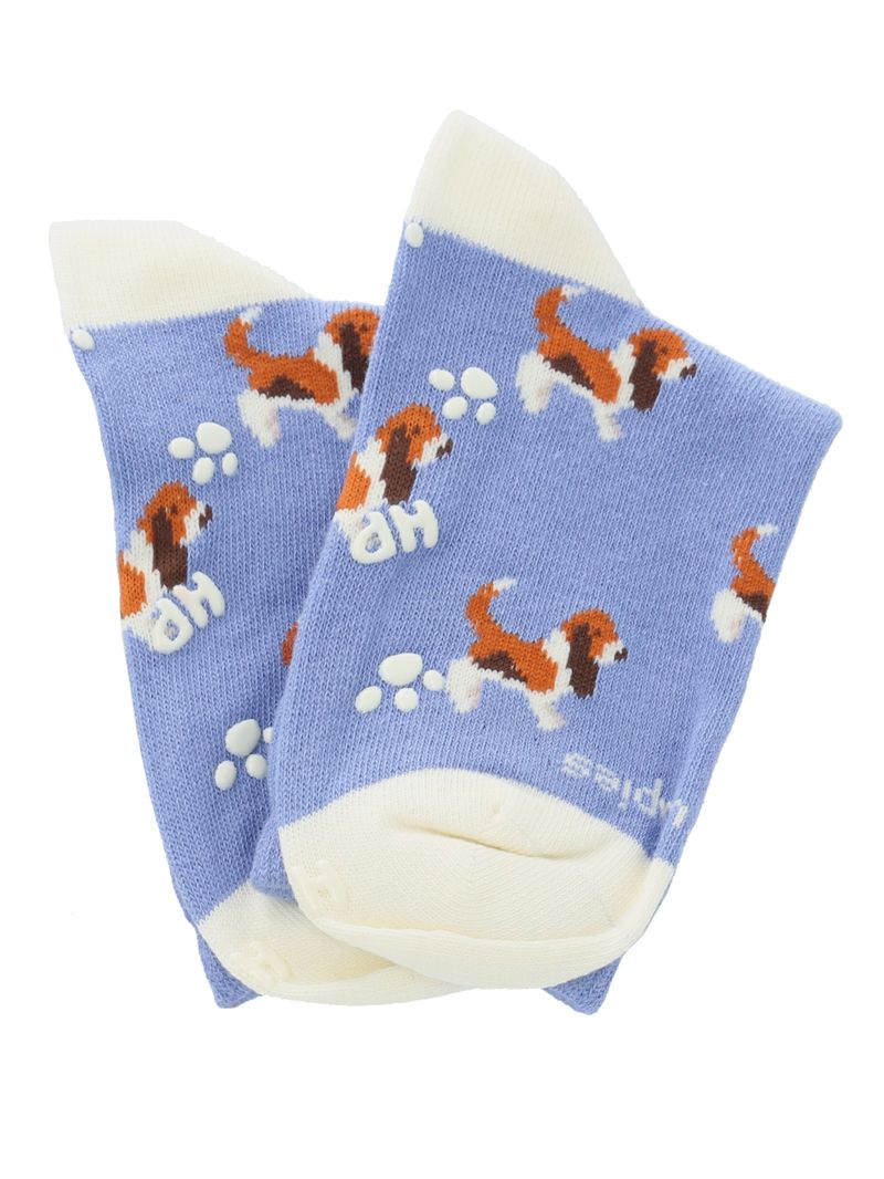 Media-Para-Niño-Algodon-Elastano-Basset-Azul-Hushpuppies