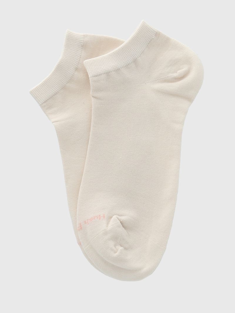 Media-Para-Mujer-Algodon-Elastano-Ped-Liso-Crema-Hushpuppies