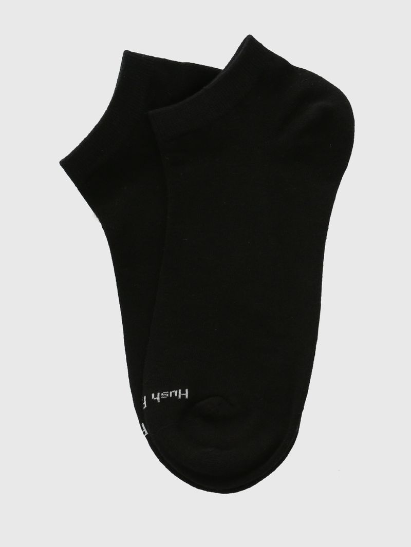 Media-Para-Mujer-Algodon-Elastano-Ped-Liso-Negro-Hushpuppies