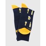 Media-Para-Hombre-Algodon-Elastano-Beer-Navy-Hushpuppies