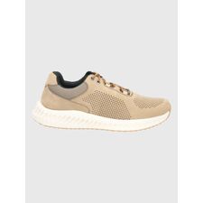 Zapatilla Para Hombre Cuero/Poliéster Spinal Lthr Lace Gris Hush Puppies