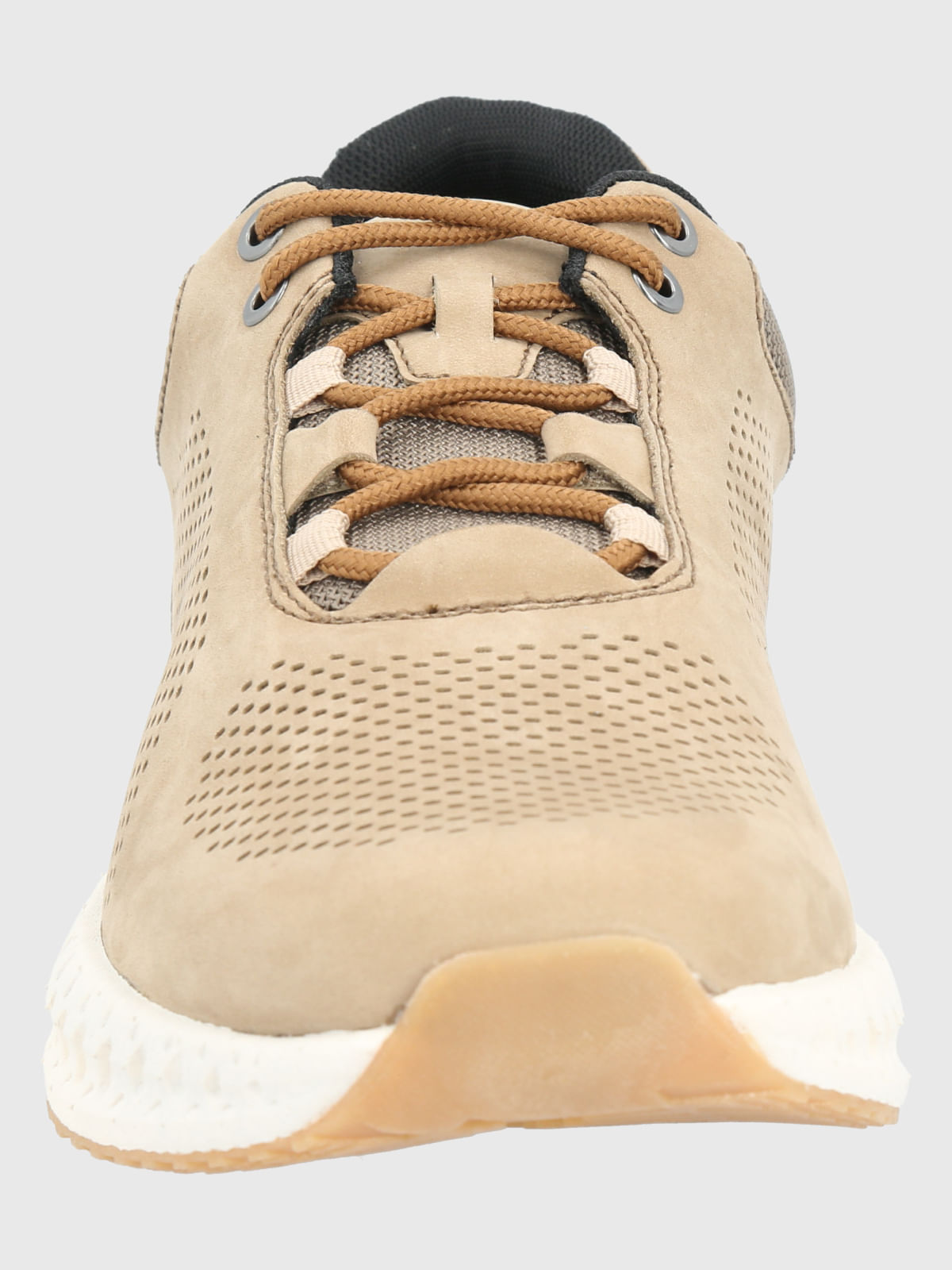 Zapatilla Para Hombre Cuero/Poliéster Spinal Lthr Lace Gris Hush