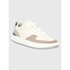 Zapatilla Para Hombre Cuero Mozze Blanco Hush Puppies