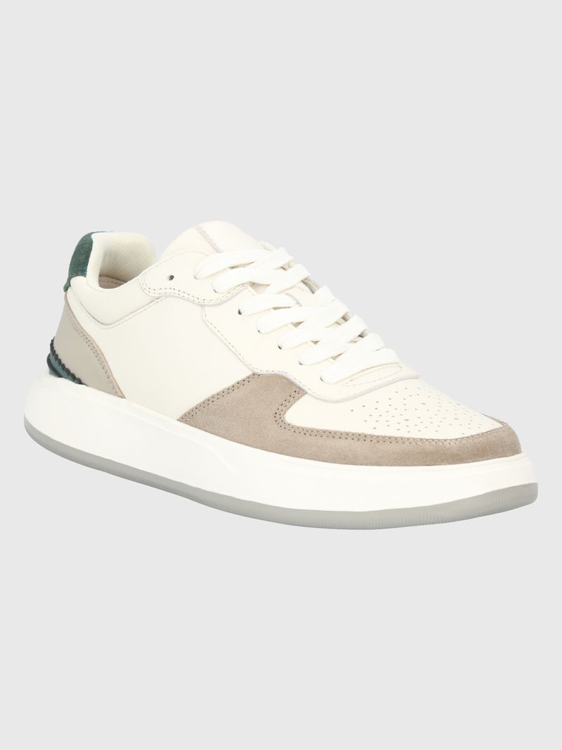 Zapatilla-Para-Hombre-Cuero-Mozze-Blanco-Hush-Puppies