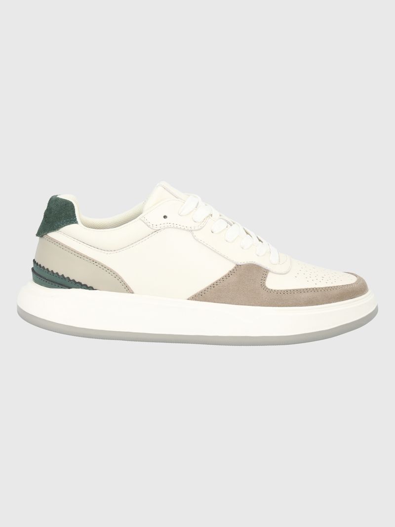 Zapatilla-Para-Hombre-Cuero-Mozze-Blanco-Hush-Puppies