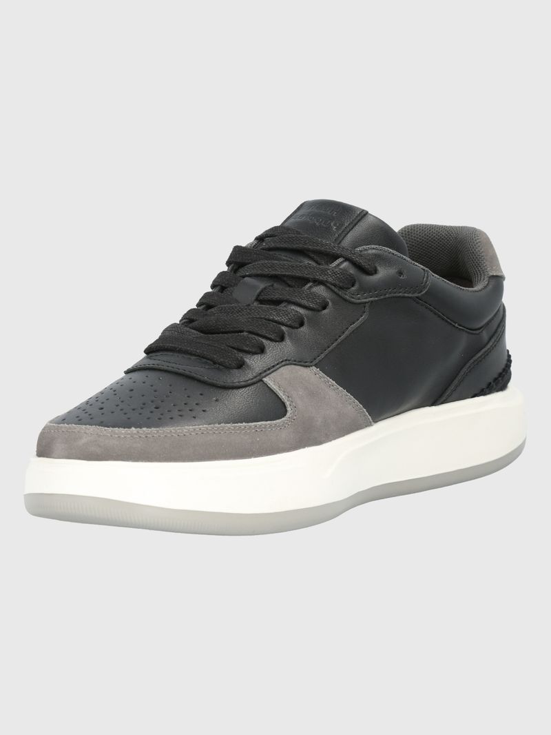 Zapatilla-Para-Hombre-Cuero-Mozze-Negro-Hush-Puppies