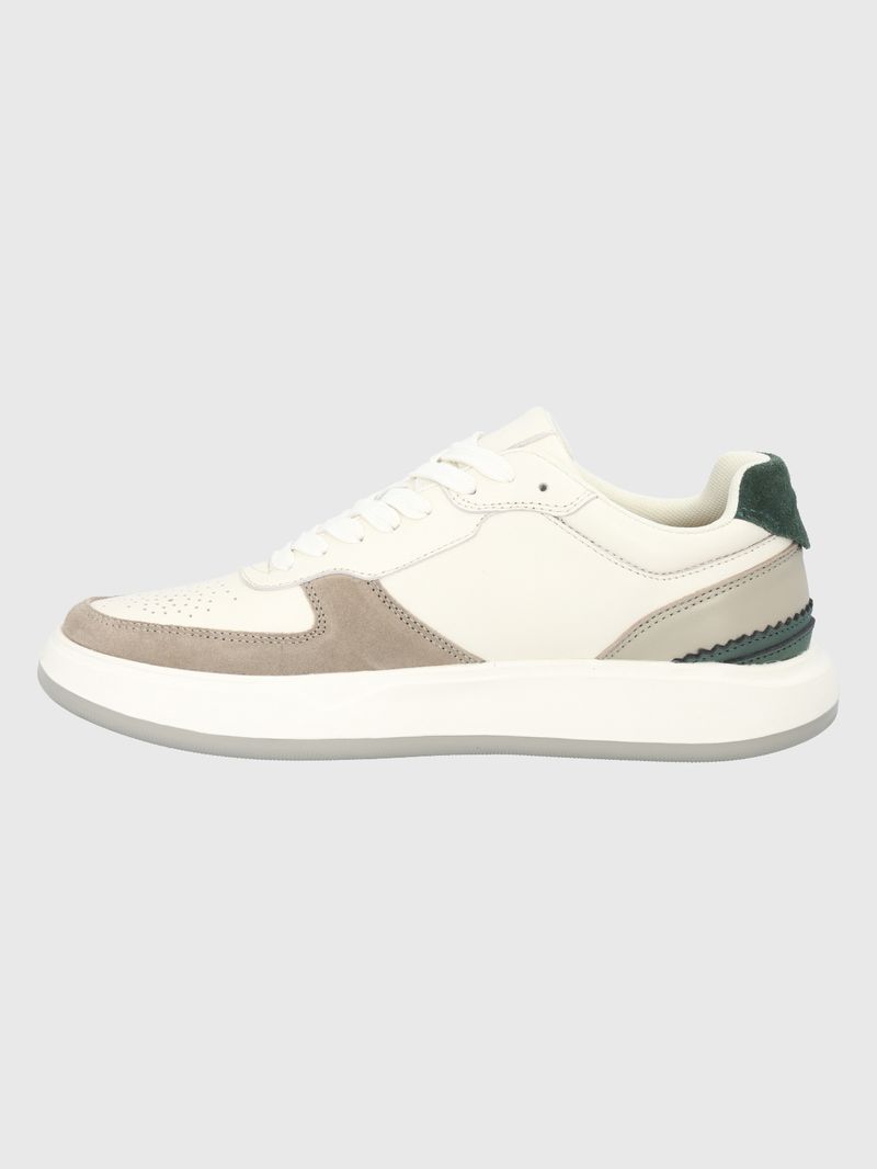 Zapatilla-Para-Hombre-Cuero-Mozze-Blanco-Hush-Puppies