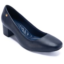 Zapato Para Mujer Cuero Manson Azul Hush Puppies