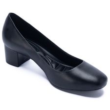 Zapato Para Mujer Cuero Manson Negro Hush Puppies