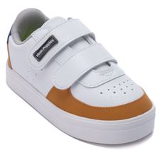 Zapatilla Para Niño Cuero Piero Blanco Hush Puppies